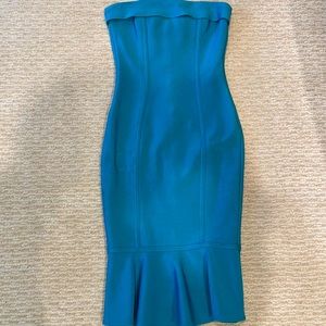 Strapless bodycon dress